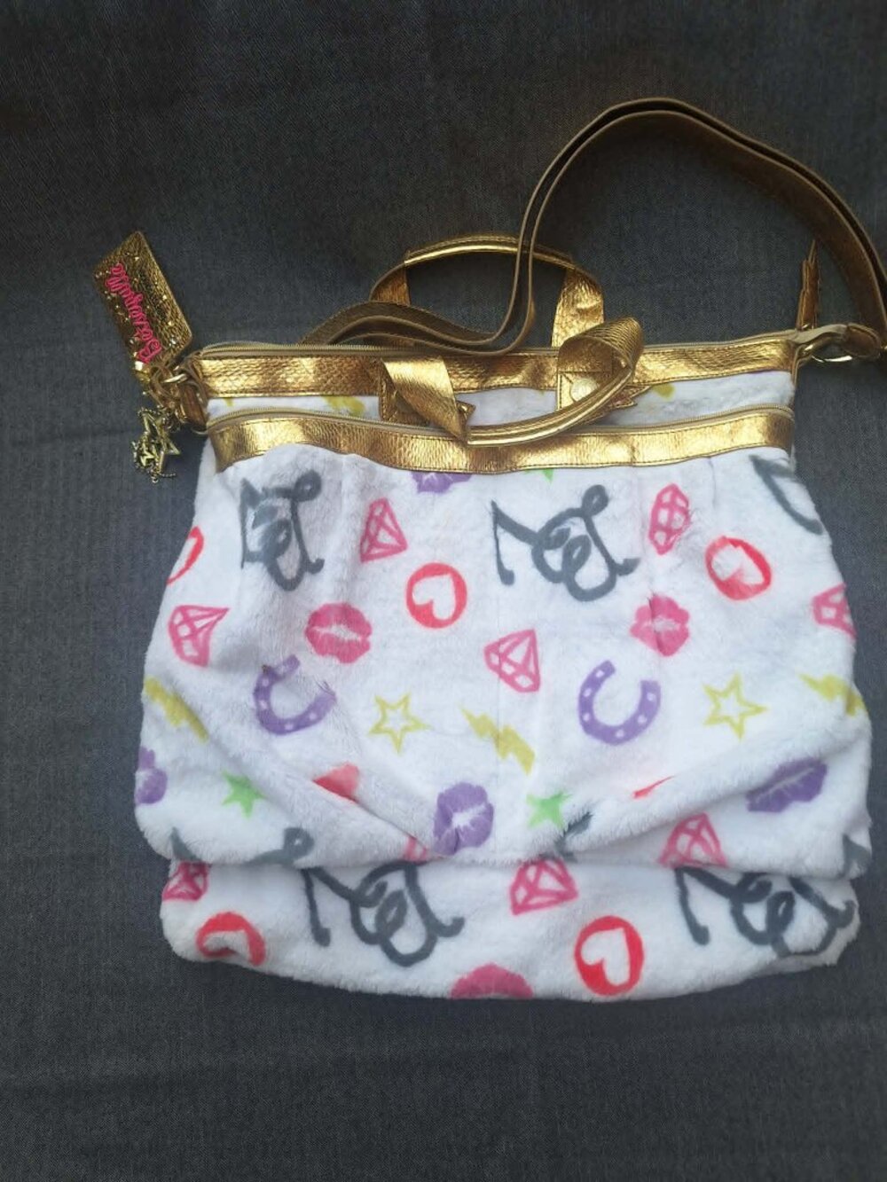 Betsey Johnson Tote " Betseyville" Rare